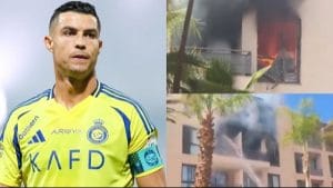 রোনালদোর হোটেলে আগুন
