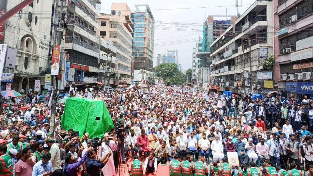 জুলাই গণঅভ্যুত্থানের বর্ষপূর্তিতে জামায়াতের সমাবেশ ও গণমিছিল