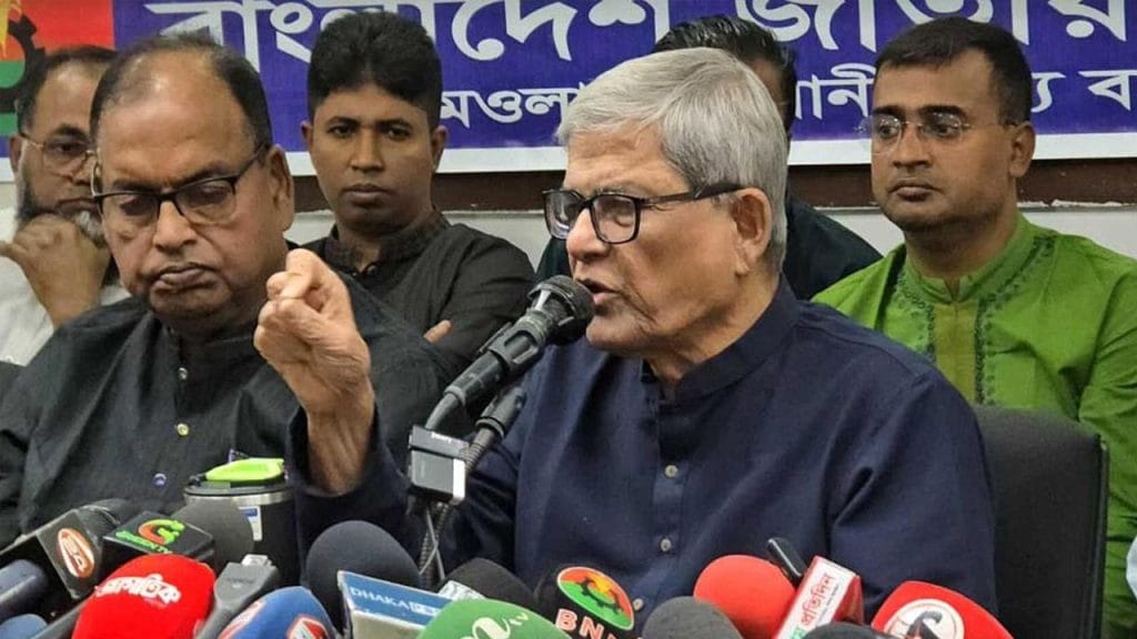 নৈরাজ্য সৃষ্টির পাঁয়তারা চলছে, রুখে দাঁড়াতে হবে: মির্জা ফখরুখ